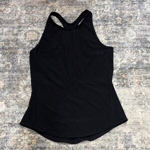 Lululemon Black Ribbed Tank Top